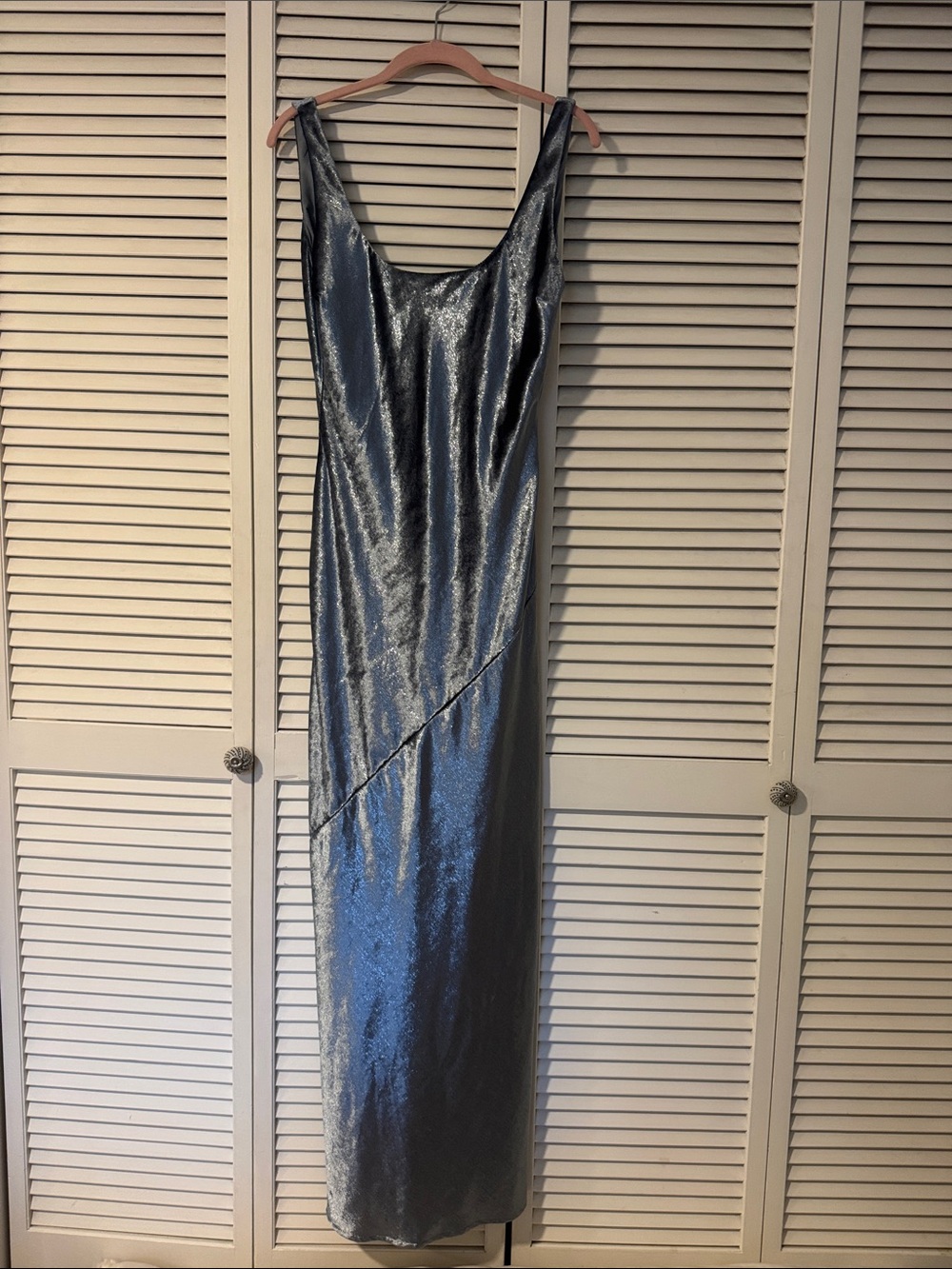 Line and dot Maxi Dress